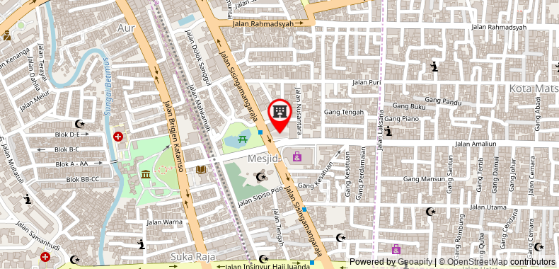 Bản đồ đến Khách sạn Madani Syariah