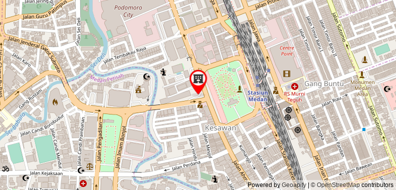 Bản đồ đến Khách sạn Grand Aston City Hall & Serviced Residences