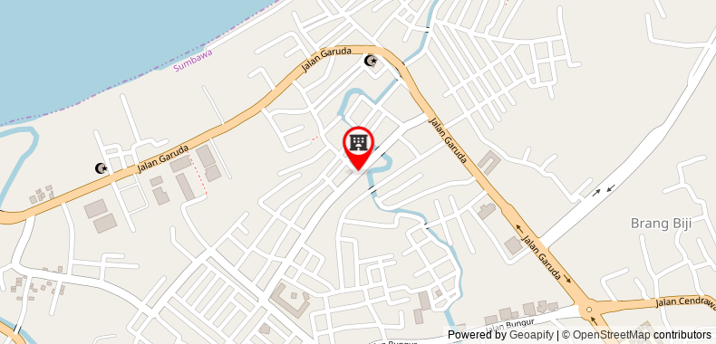 Bản đồ đến RedDoorz Syariah @ Garuda Street Sumbawa