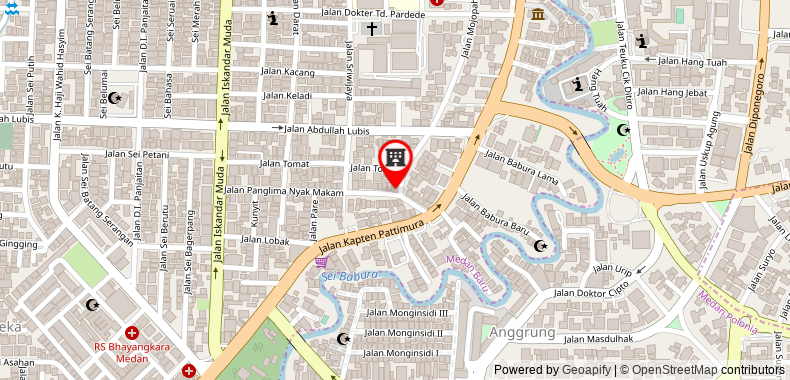 Bản đồ đến RedDoorz @ Jalan Mojopahit Medan