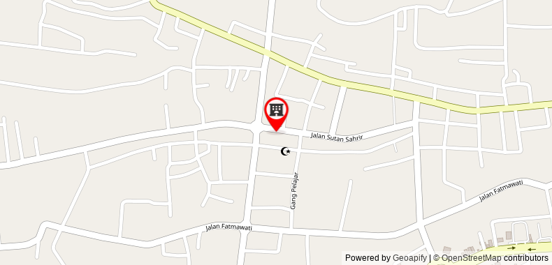Bản đồ đến Khách sạn SPOT ON 2825 Mutiara