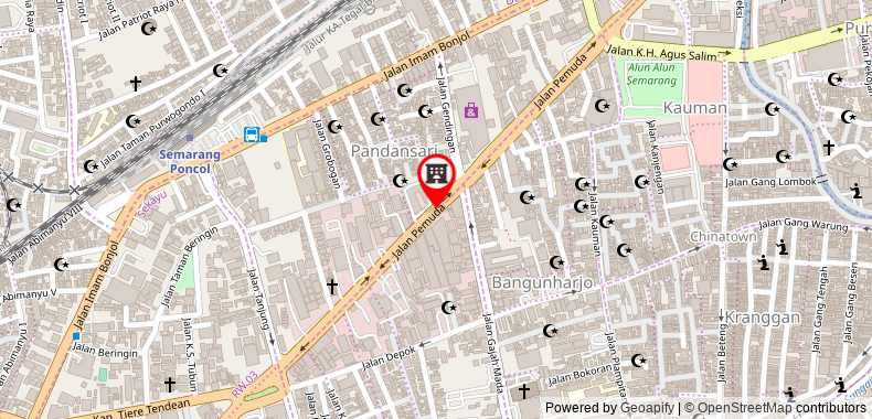 Bản đồ đến Niki Luxury Studio Apart | Central Semarang