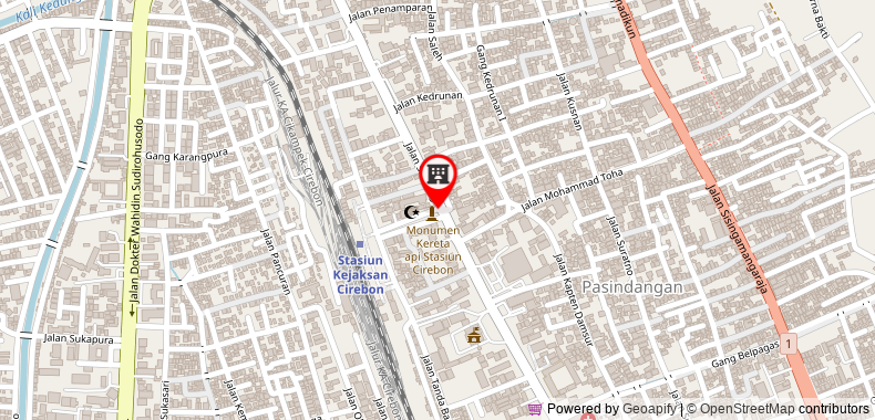 Bản đồ đến Khách sạn Prima Cirebon