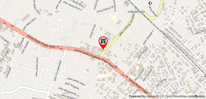 Urbanview Hotel St Faustina Lampung on maps