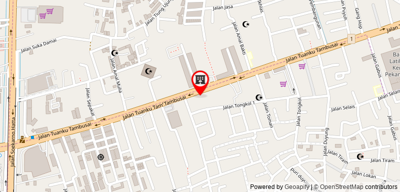 Bản đồ đến Khách sạn Royal Asnof Pekanbaru