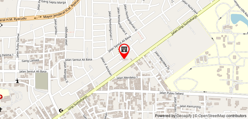 Bản đồ đến Guest House Dhome 1 Syariah RedPartner
