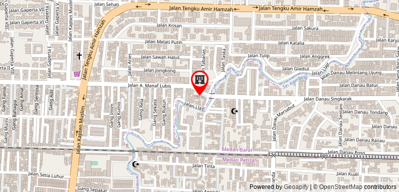 Bản đồ đến RedDoorz Plus near Millenium ICT Centre Medan 2