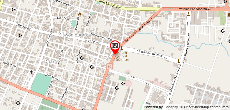 Bản đồ đến Khách sạn Pondok Asri Boyolali