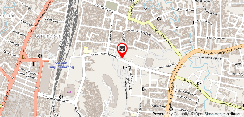在地图上查看紅多茲酒店 - 楠榜丹絨卡朗