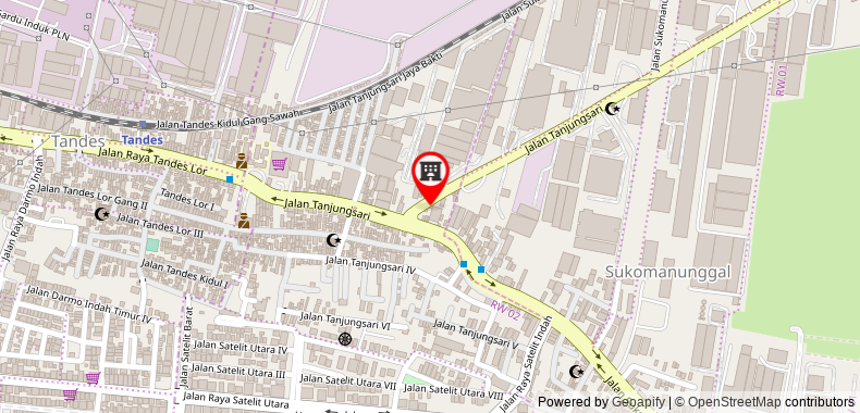 Bản đồ đến Khách sạn SBY Residence By Turu
