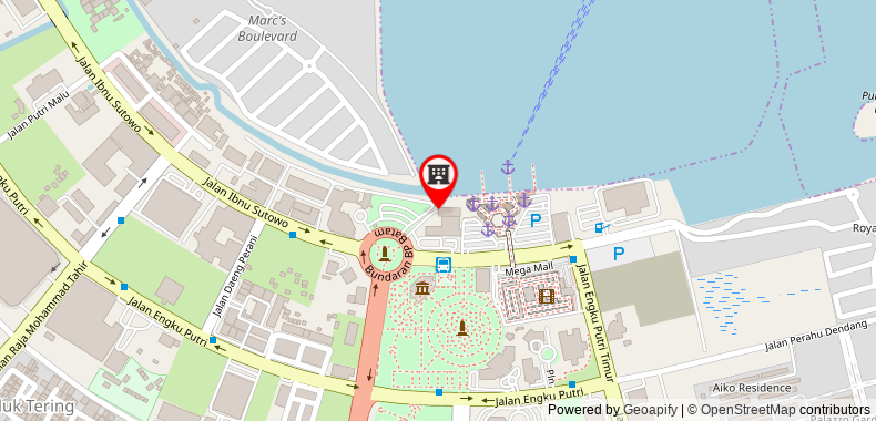 Bản đồ đến 5 min walk from Port, Citi-Sea-view, 2BR for 5pax