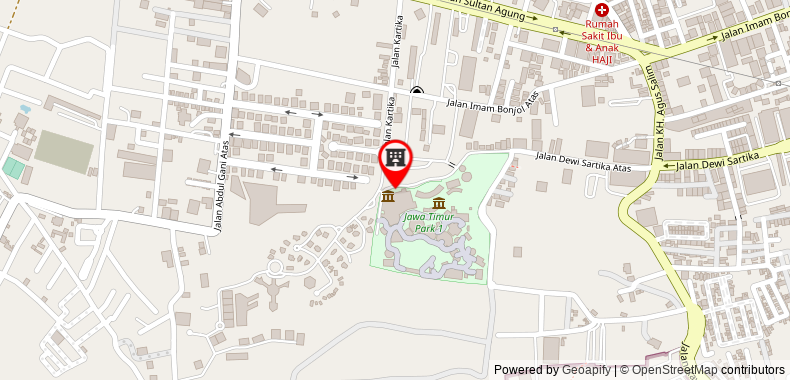 Bản đồ đến Khách sạn Pondok Jatim Park & Cafe