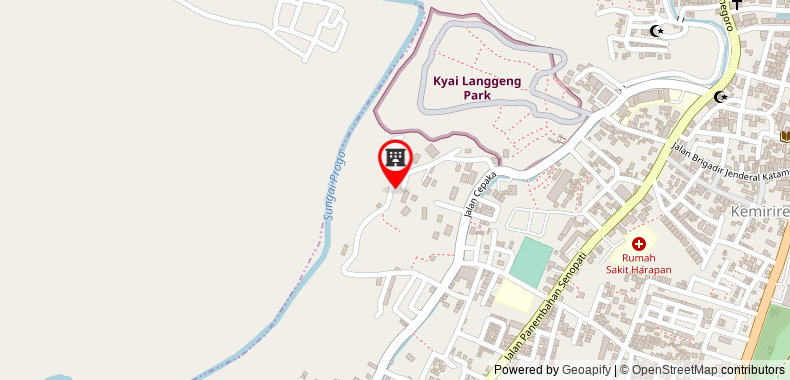 在地图上查看Puri Asri Hotel & Resort Magelang