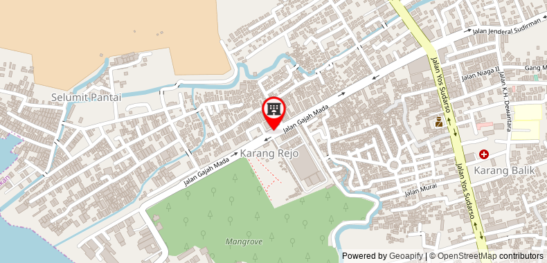 RedDoorz Syariah near Ramayana Mall Tarakan on maps