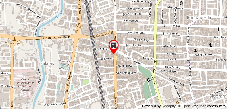 Bản đồ đến RedDoorz Premium near Centre Point Mall Medan