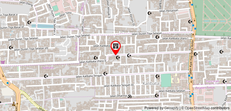 在地图上查看OYO780加里巴塔伊斯蘭Acg酒店