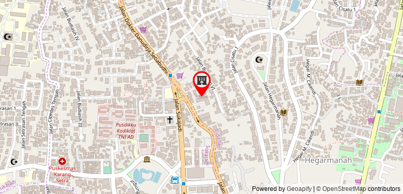 Grand Setiabudi Business and Family Hotel on maps