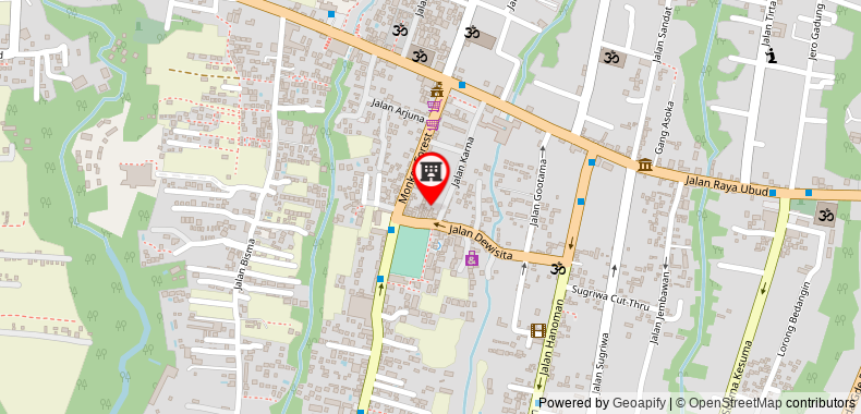 在地图上查看Ubud Market Hostel