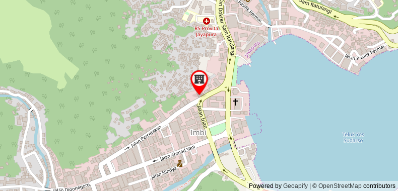 Bản đồ đến Khách sạn MaxOnes.com @Jayapura
