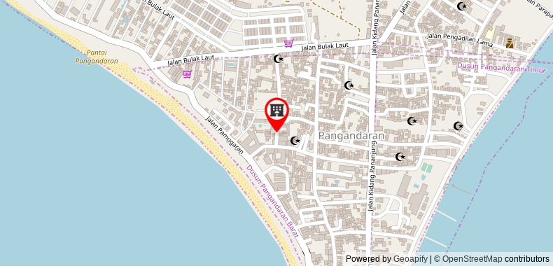 Bản đồ đến Khách sạn OYO 370 Sofia Pangandaran