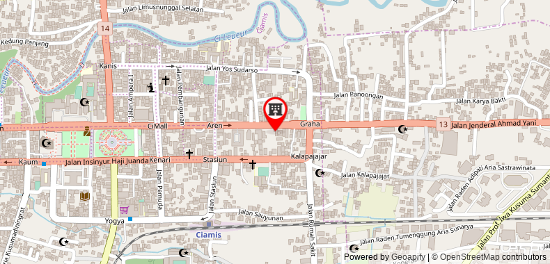 在地图上查看斯波特昂-1708布迪家庭1號伊斯蘭酒店