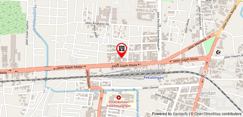 Bản đồ đến RedDoorz Plus Syariah near Stasiun Pekalongan 2