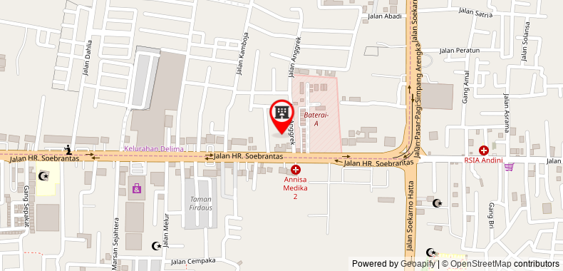 Bản đồ đến Khách sạn Parma Panam