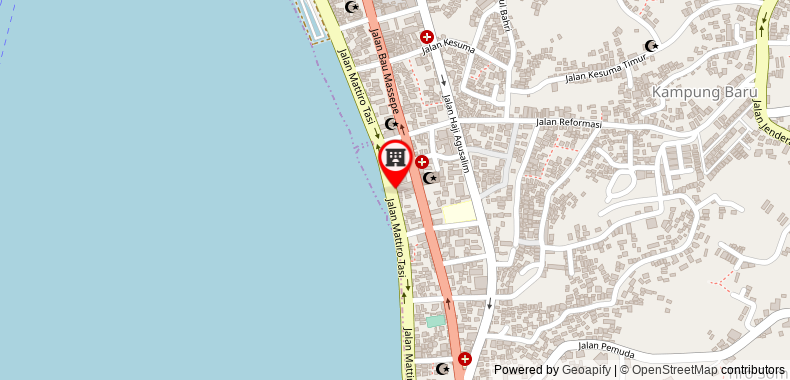 Bản đồ đến Khách sạn Pare Beach