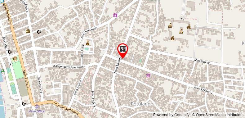 在地图上查看紅多茲Plus酒店@恩德市中心