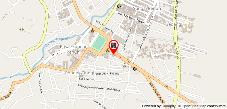 Bản đồ đến Khách sạn Jaya Wisata 1