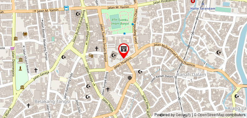 Bản đồ đến Khách sạn Grand Zuri Padang