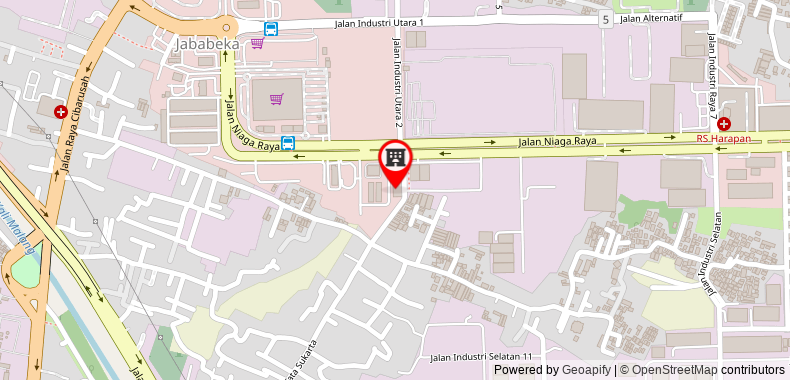 在地图上查看紅多茲普拉斯酒店-近賈巴貝卡生活廣場