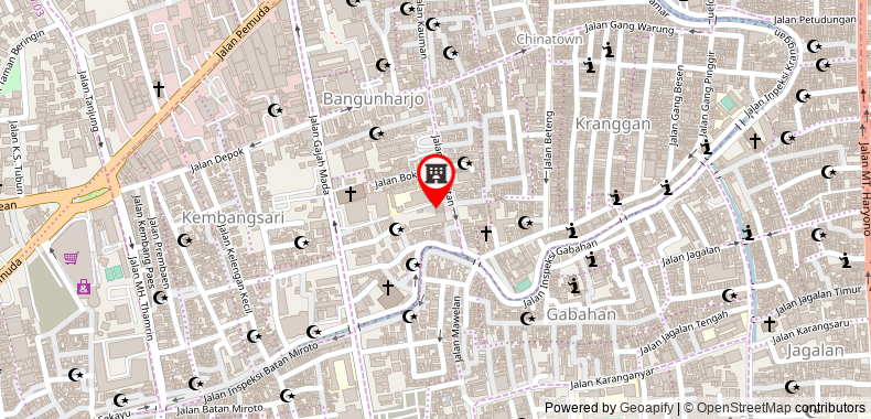 Quest Hotel Simpang Lima - Semarang by ASTON on maps