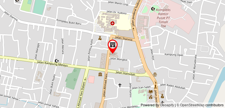 在地图上查看紅多茲酒店 - 近邦加檳城特朗斯瑪特