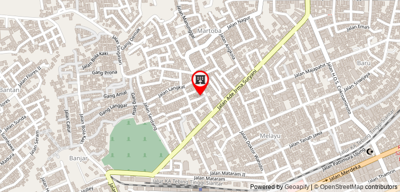 Bản đồ đến Khách sạn Maharani Syariah RedPartner