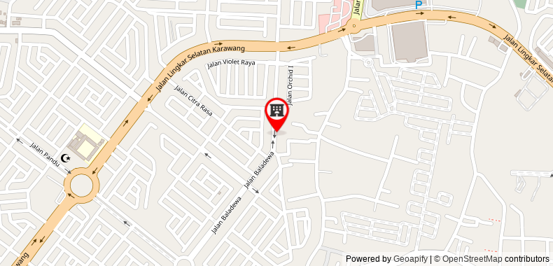 Bản đồ đến OYO 2391 Baladewa Residence Syariah