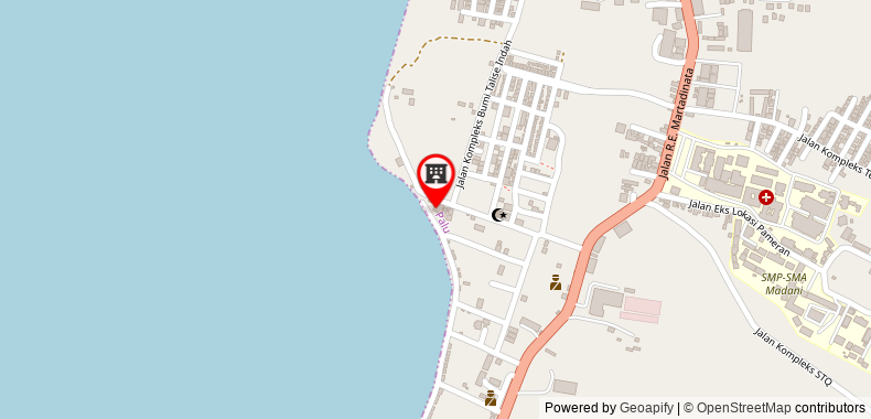 OYO 1278 Wina Beach Hotel on maps