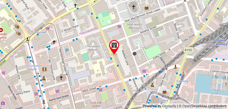 My Place Dublin Hotel on maps