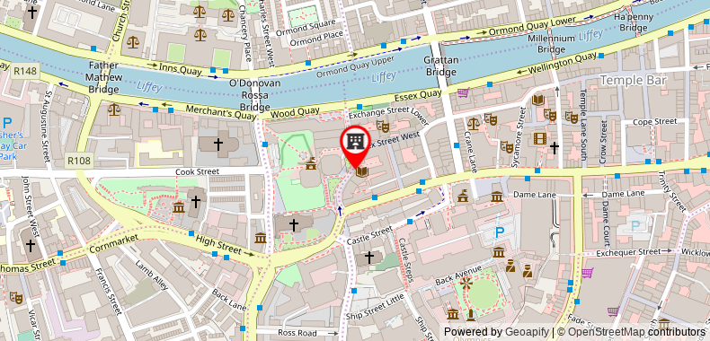 Handels Hotel Temple Bar on maps