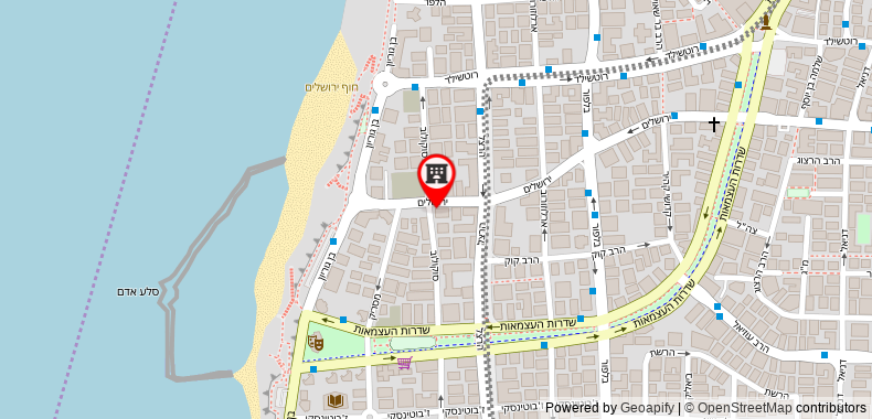 Bản đồ đến Arendaizrail Apartments - Sderot Yerushalayim Street 12