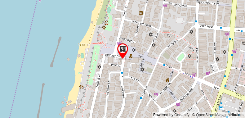 Bản đồ đến Khách sạn Leonardo Plaza Netanya by the Beach