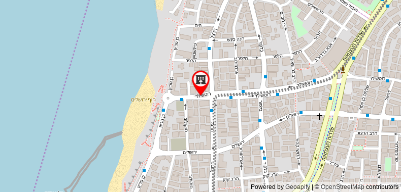 Bản đồ đến Arendaizrail Apartments - Rothschild Street 8