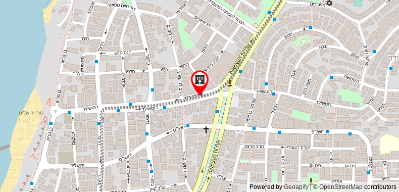 Bản đồ đến Arendaizrail Apartments - Rothschild Street 33