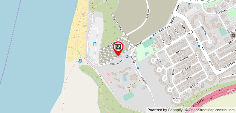 Bản đồ đến Khách sạn Q Village - Poleg Beach