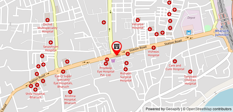 Bản đồ đến Khách sạn Shalimar