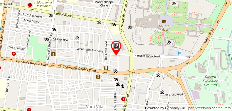 Bản đồ đến Khách sạn Addhuri Comforts
