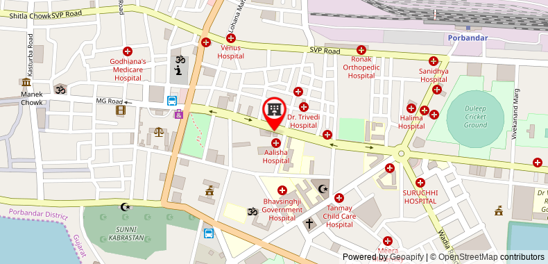 Bản đồ đến Khách sạn R Inn