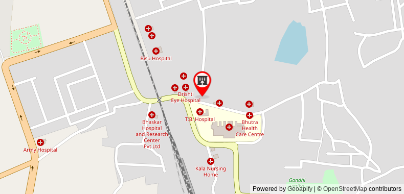 Bản đồ đến Khách sạn OYO 46997 Raj International