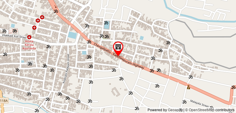 Bản đồ đến SSK Residency Kanchipuram