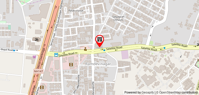 Courtyard Ahmedabad on maps